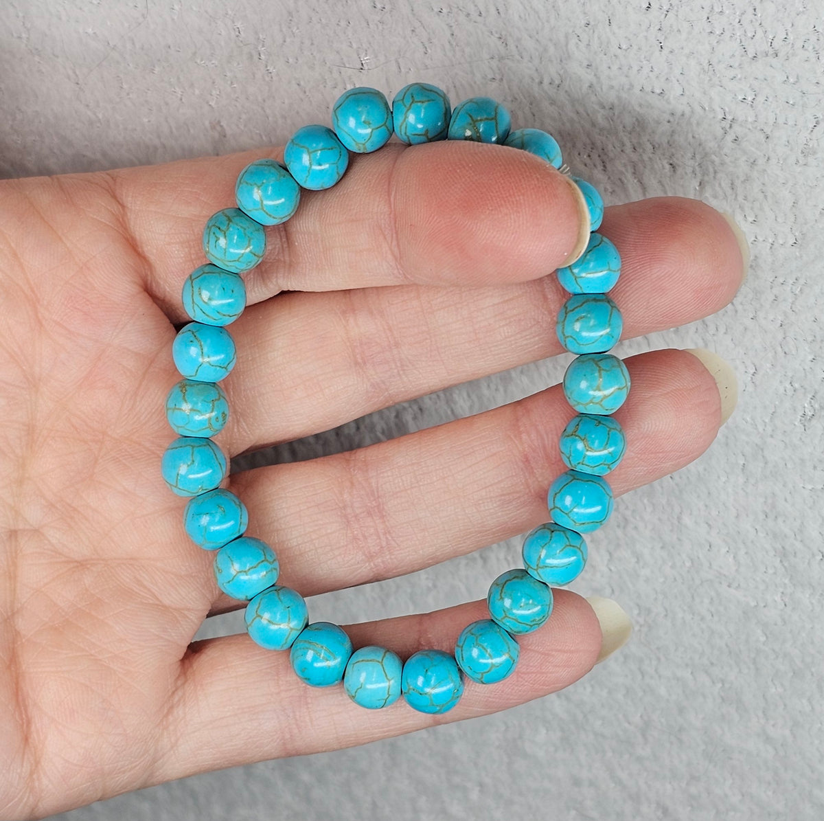 Dyed Howlite Bracelet - 8mm