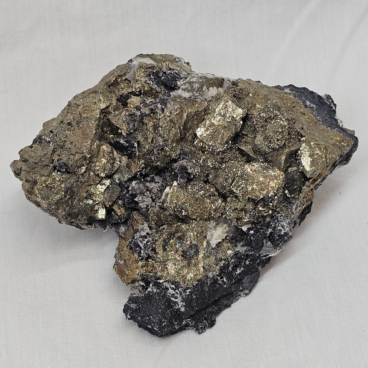 Pyrite with Chalcopyrite Raw Specimen – Morocco