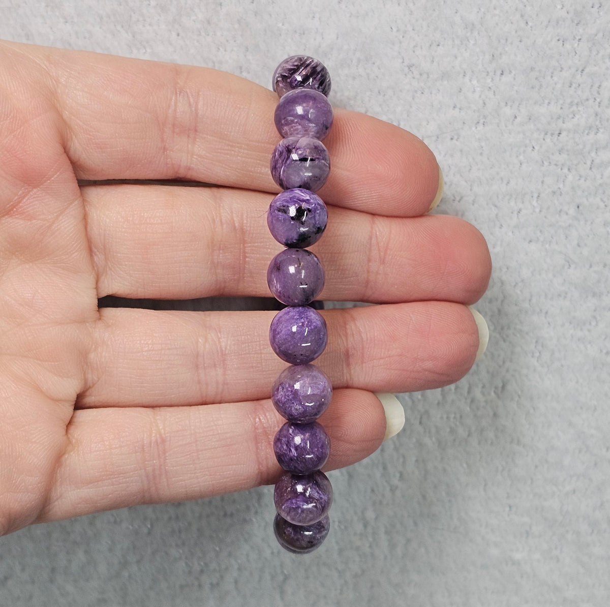 Charoite Bracelet - 9mm bead