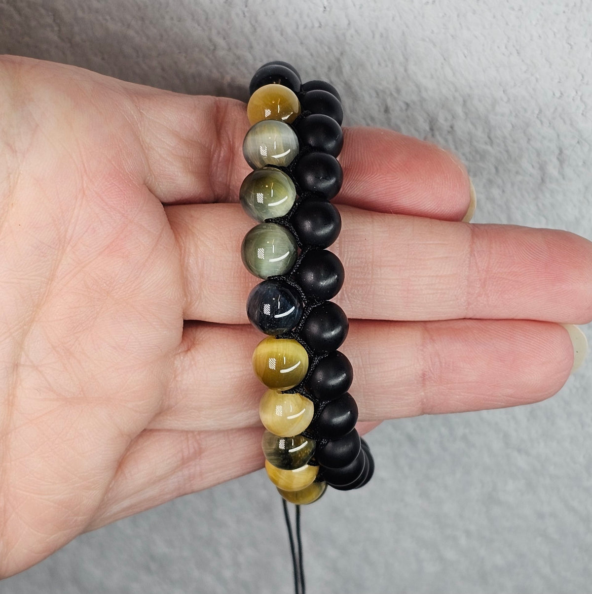 Blue/Gold Tigers Eye Bracelet
