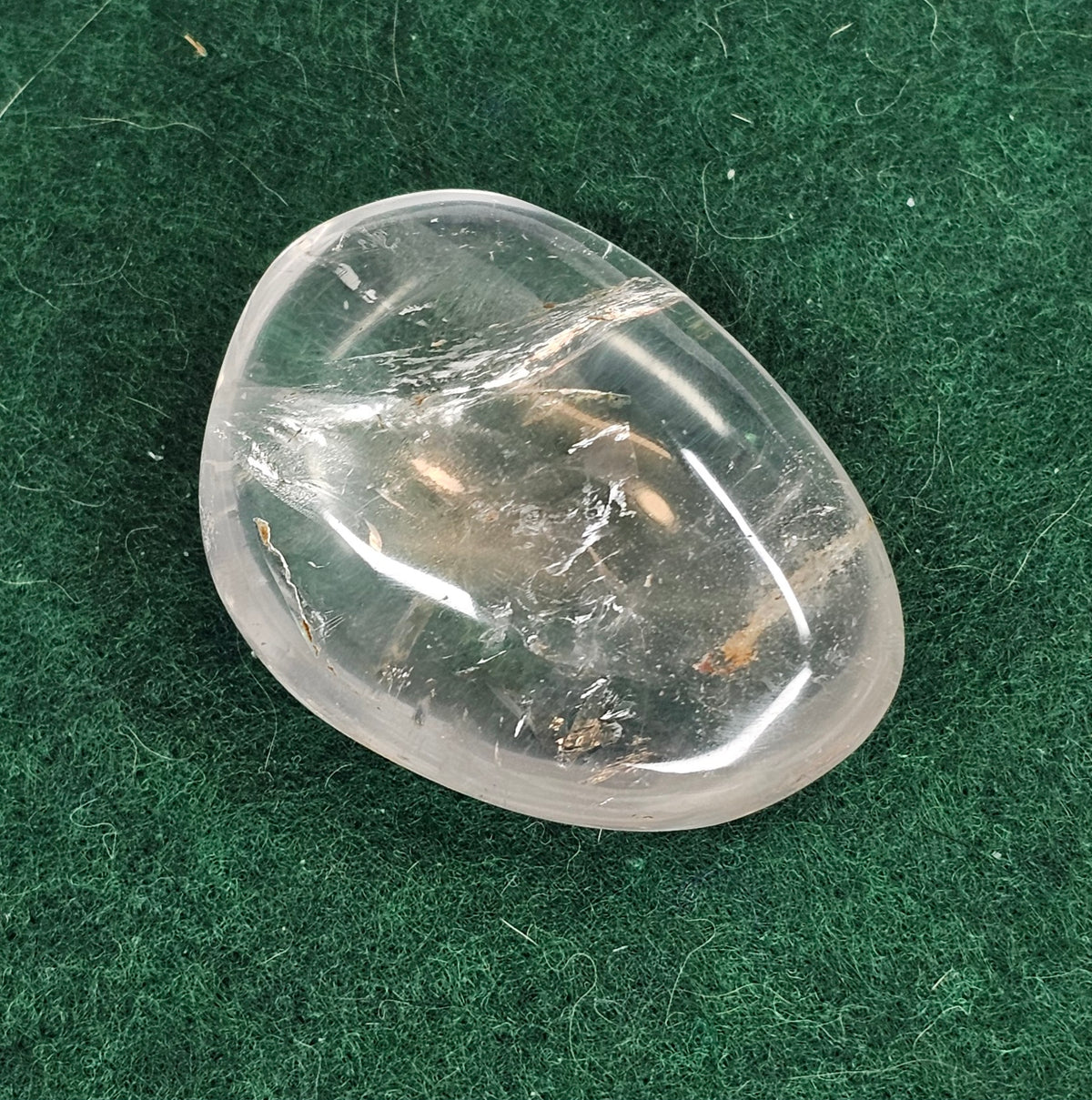 Clear Quartz Palm Stone