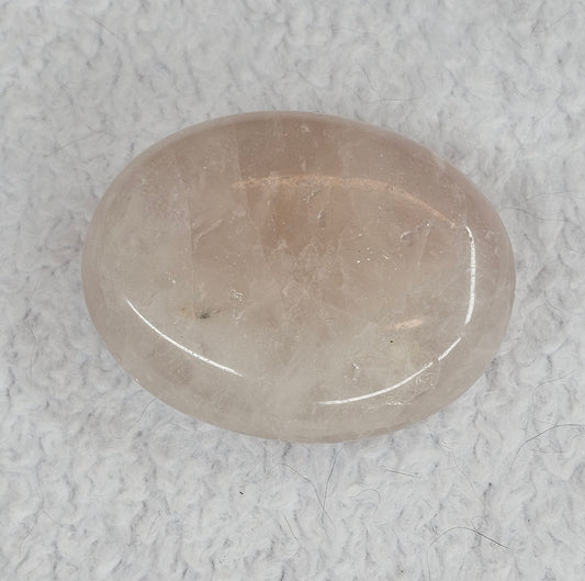 Rose Quartz Palm Stone