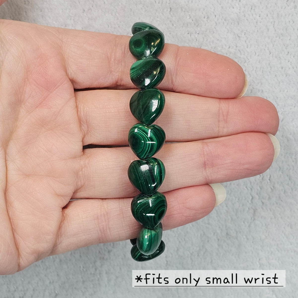 Heart Malachite Bracelet