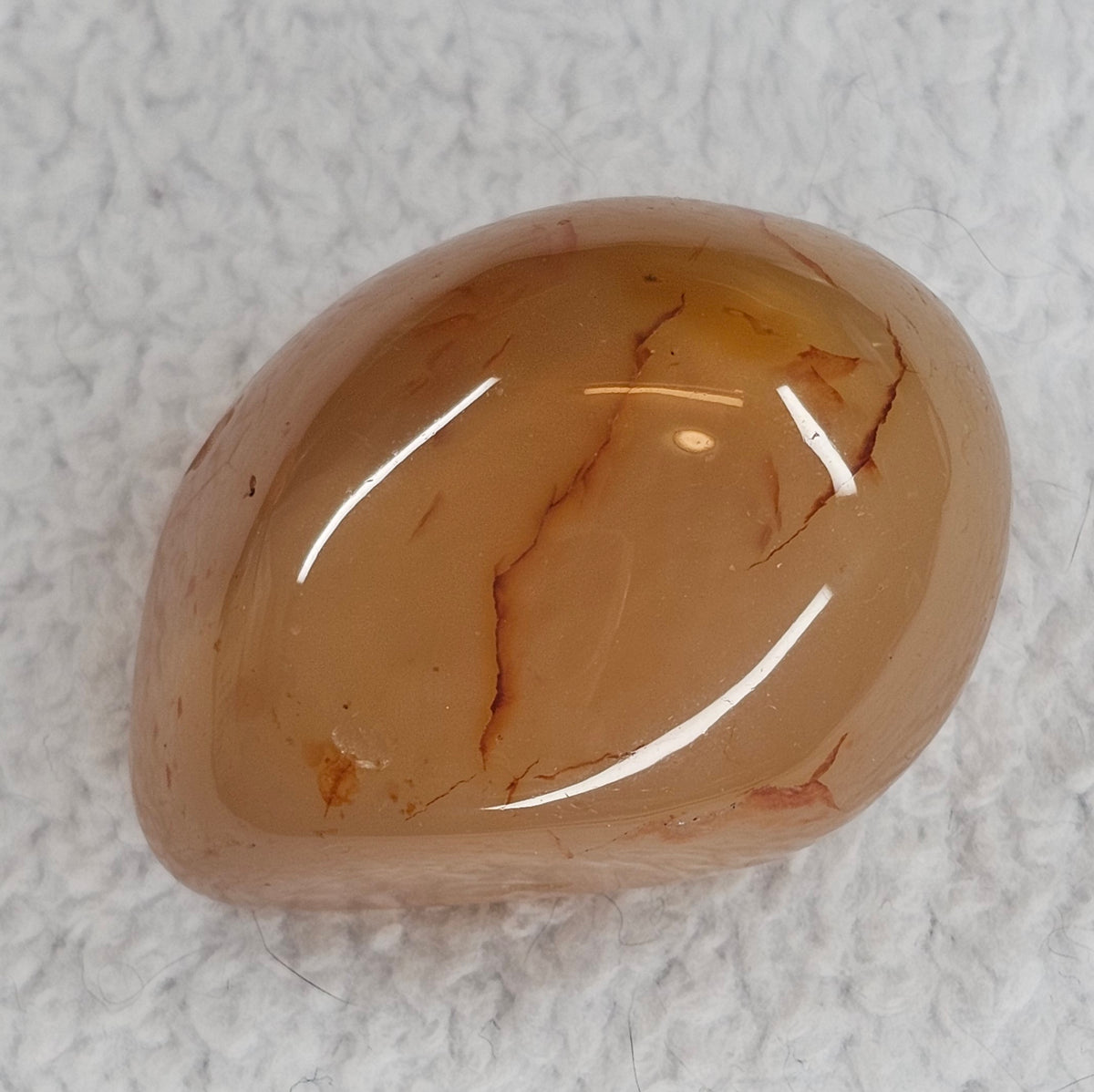 Carnelian Palm Stone