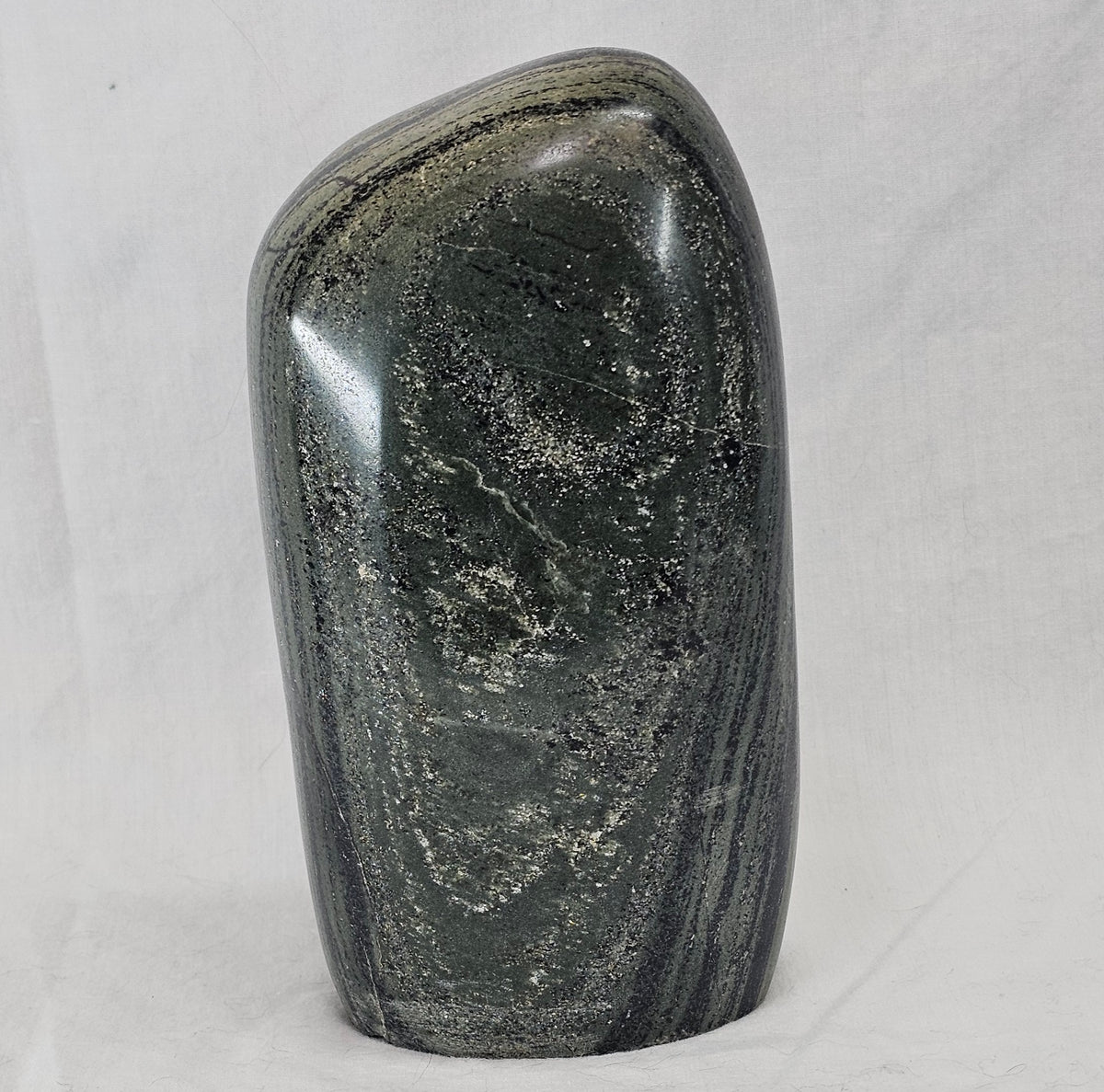 Green Jasper Striated Free Form