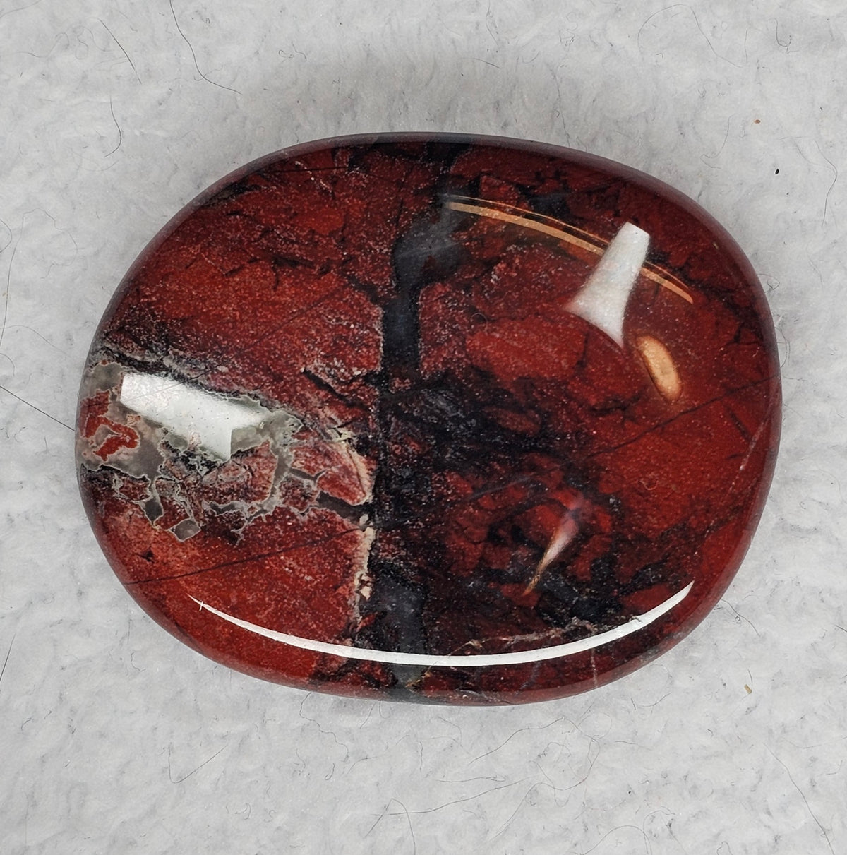 Brecciated Jasper Palm Stones