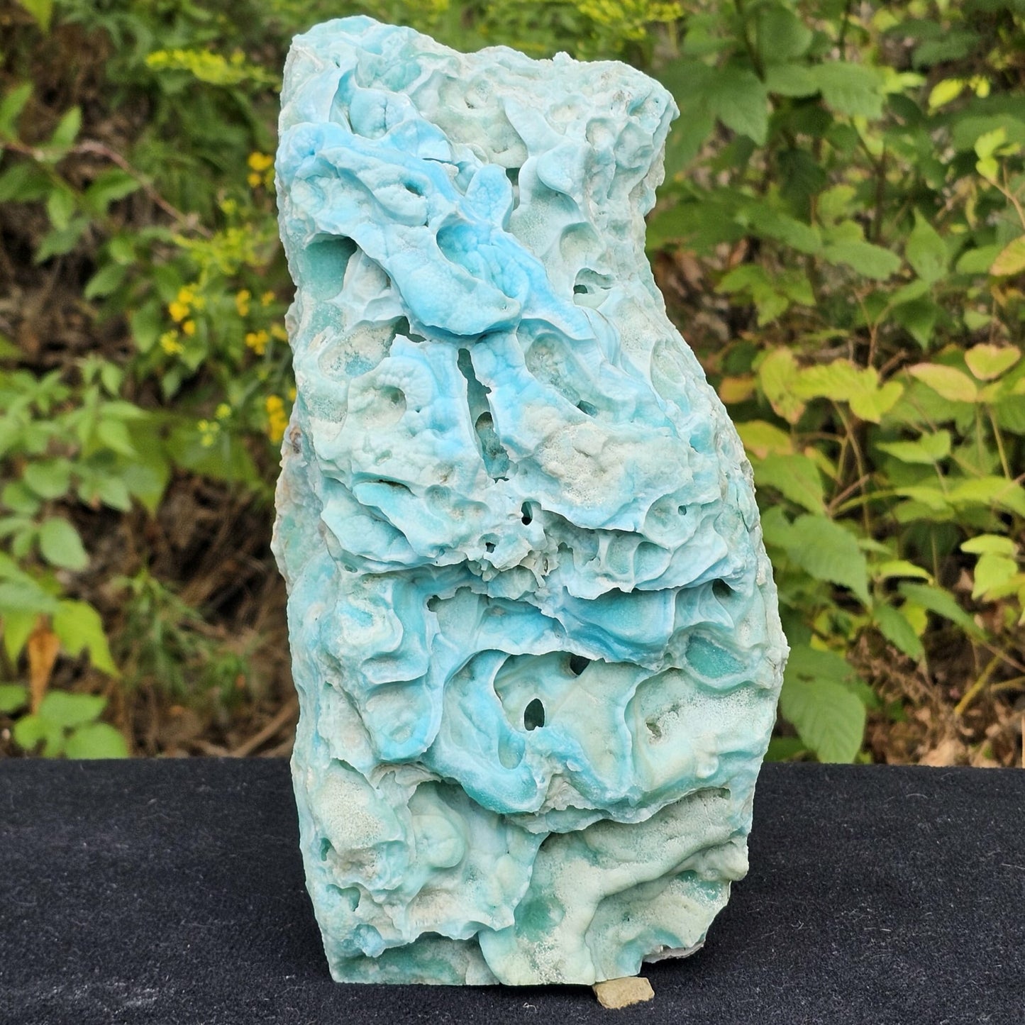Blue Aragonite Statement Piece