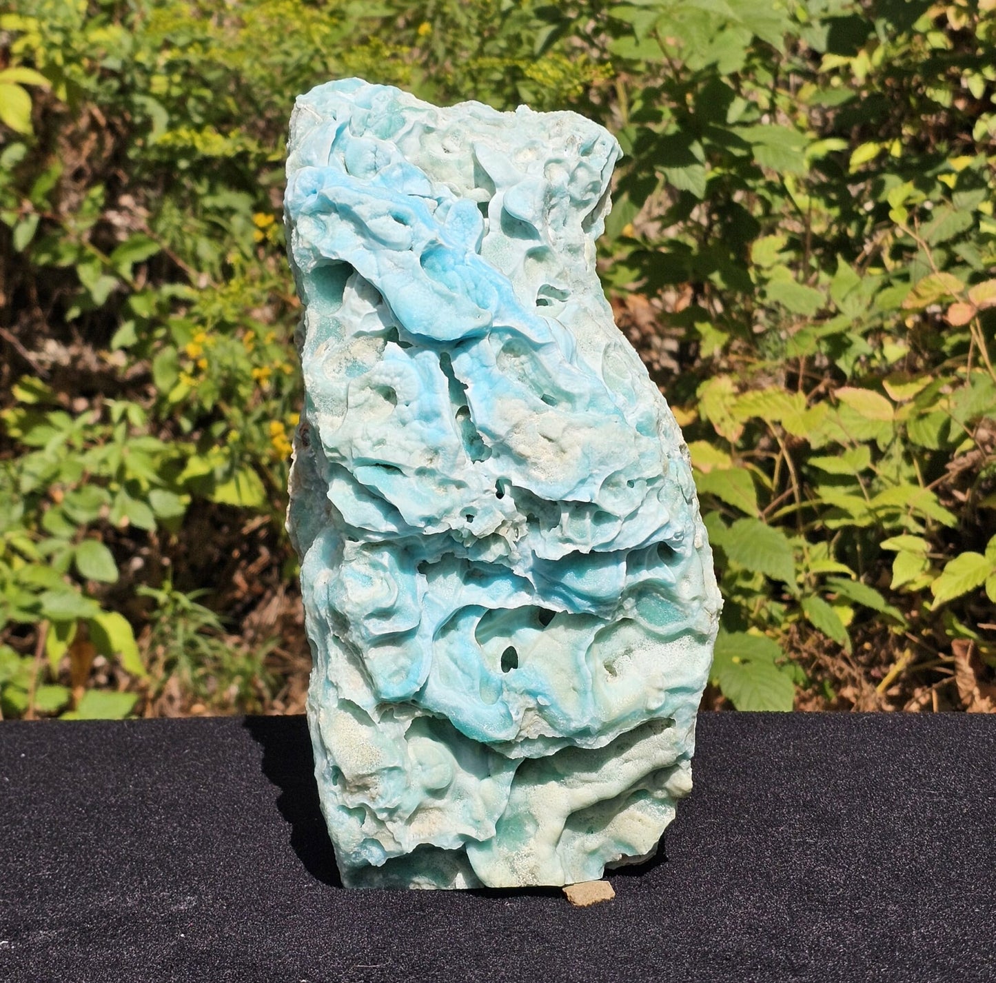 Blue Aragonite Statement Piece