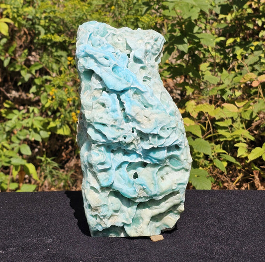 Blue Aragonite Statement Piece