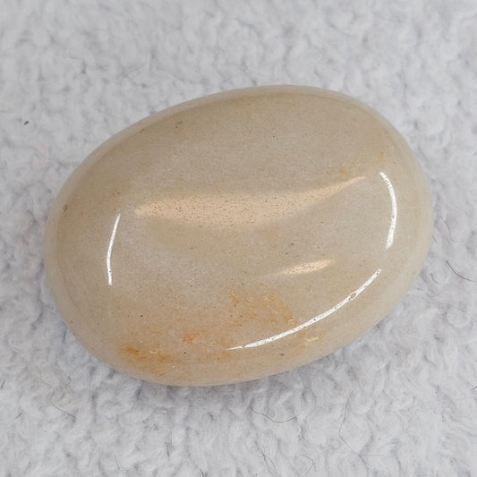 Milky Quartz Palm Stone