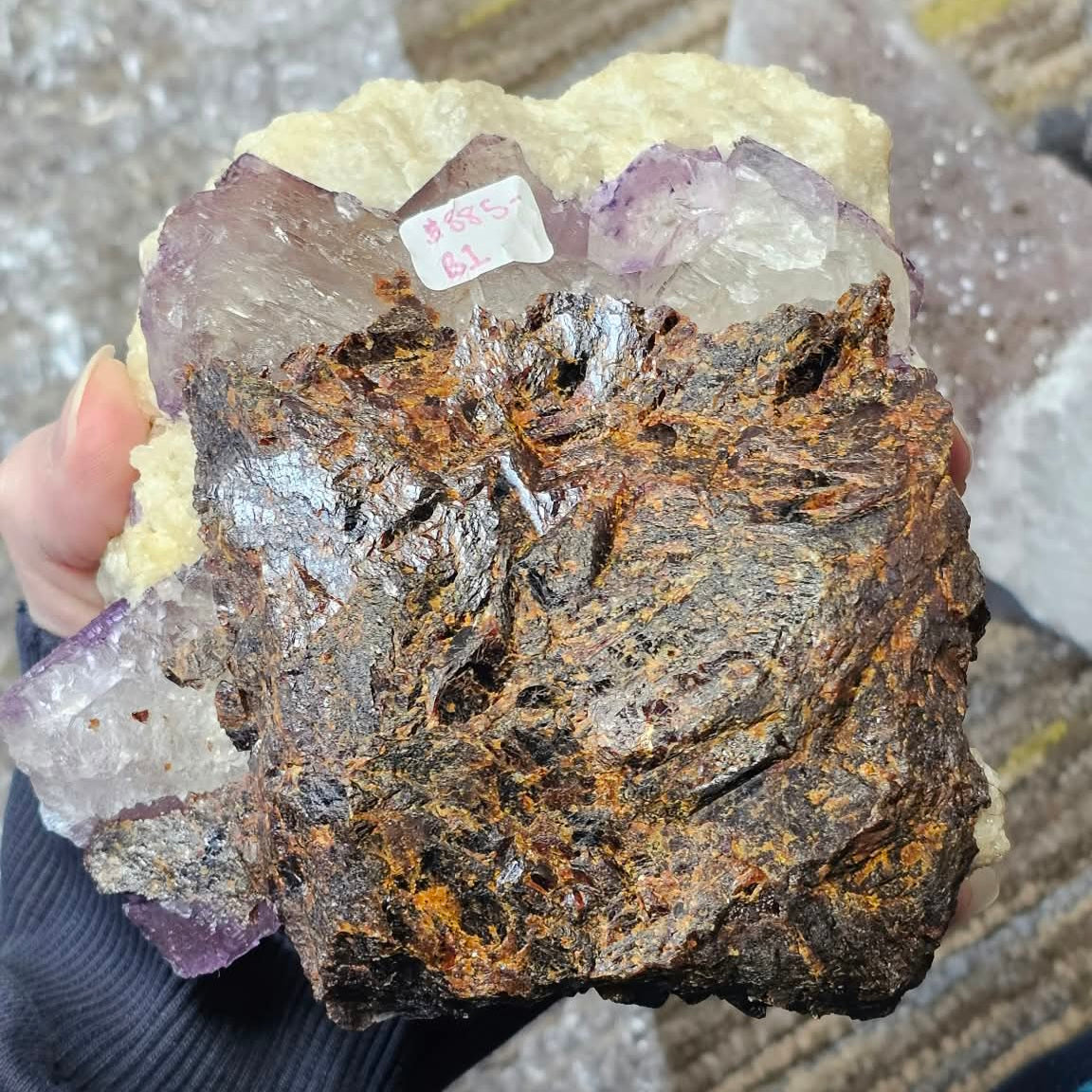 Elmwood Mine Fluorite, Sphalerite & Barite 💜 Tennessee, USA