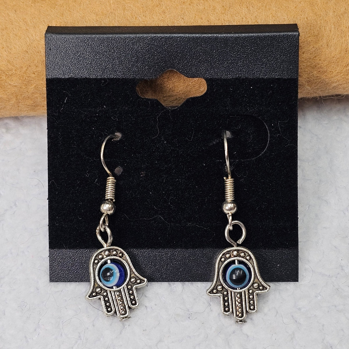 Evil Eye Hamsa Earrings