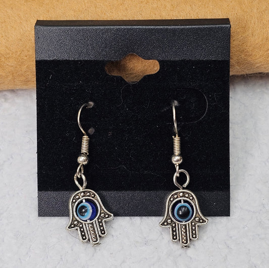 Evil Eye Hamsa Earrings