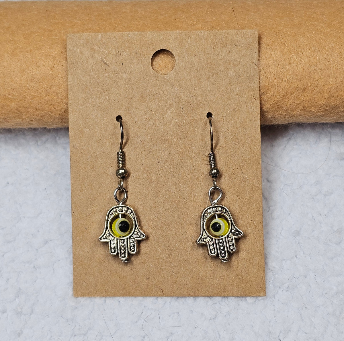 Evil Eye Hamsa Earrings
