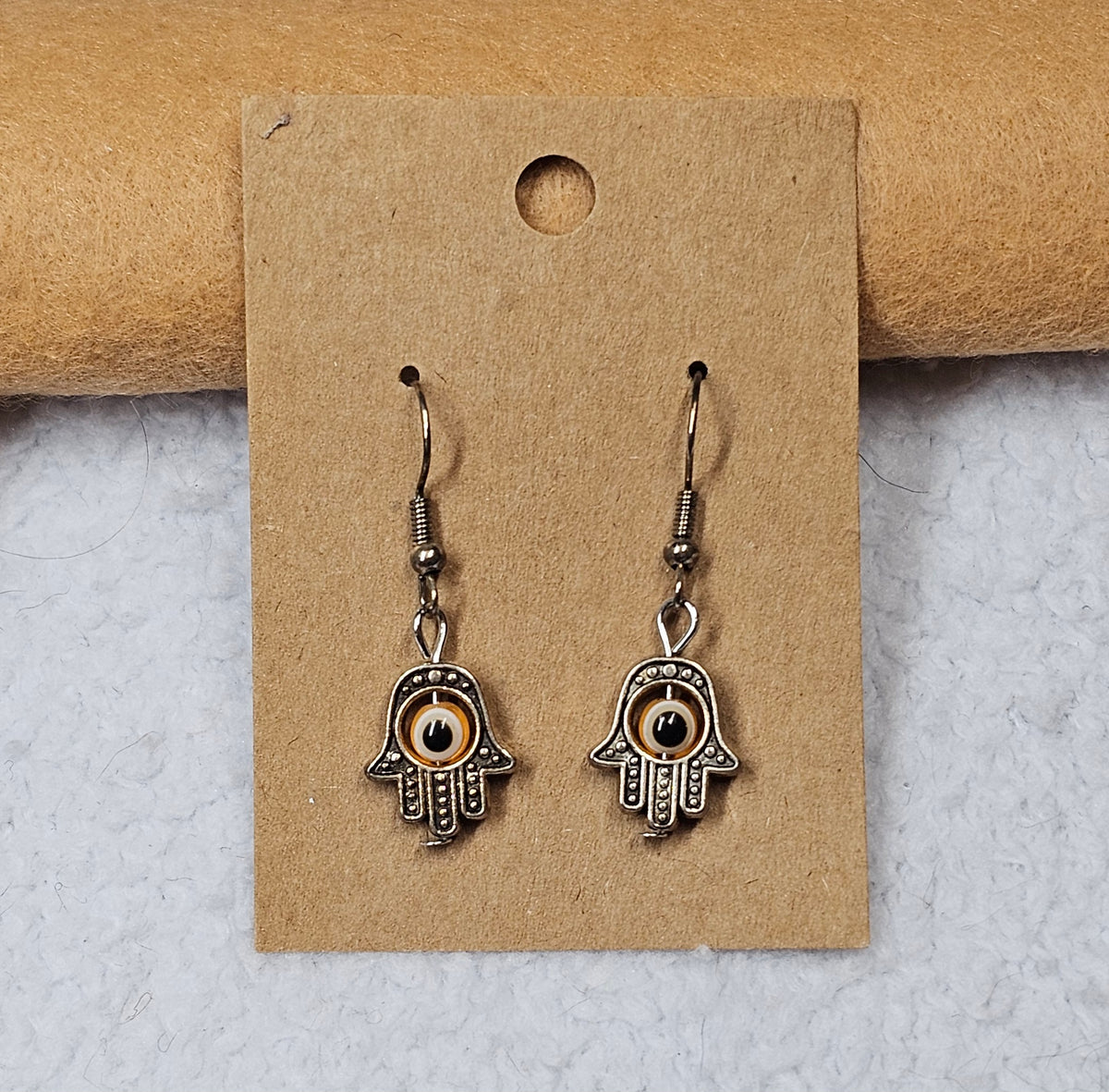 Evil Eye Hamsa Earrings