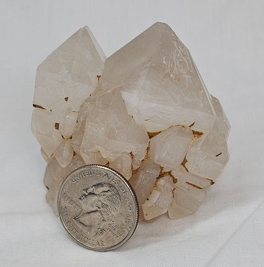 China Backbone Quartz Crystal Cluster