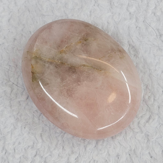 Rose Quartz Palm Stone