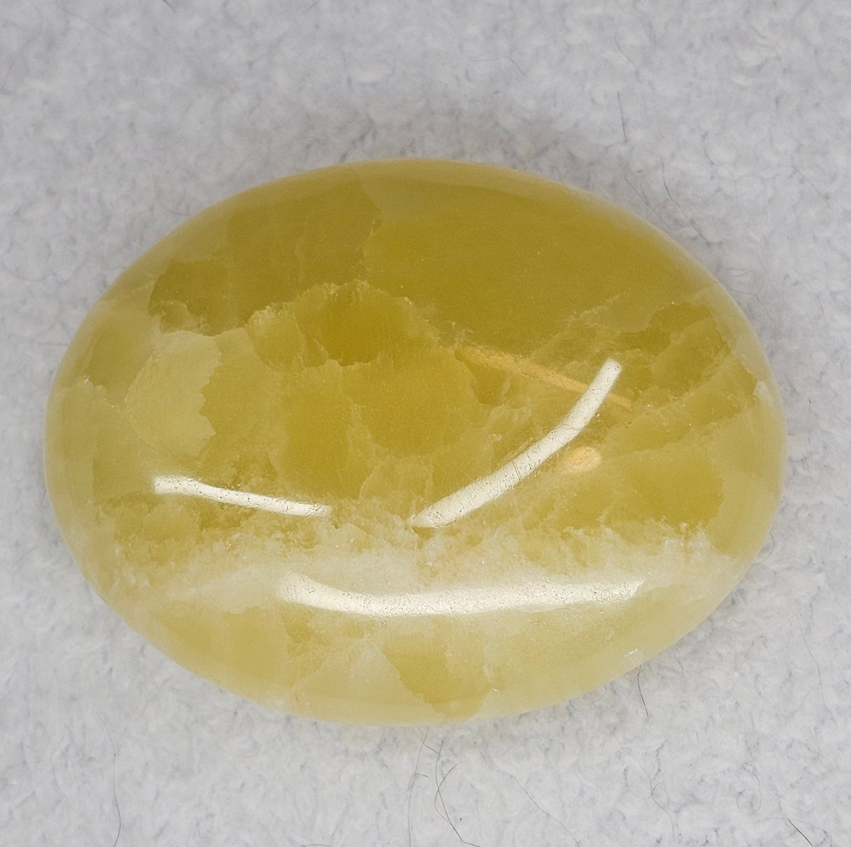 Lemon Calcite Palm Stones