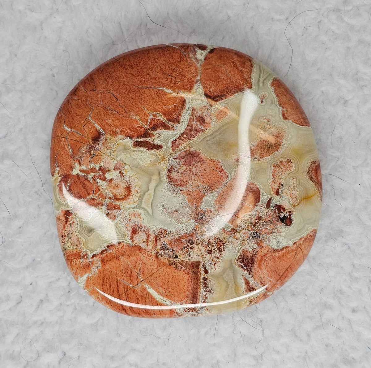 Brecciated Jasper Palm Stones