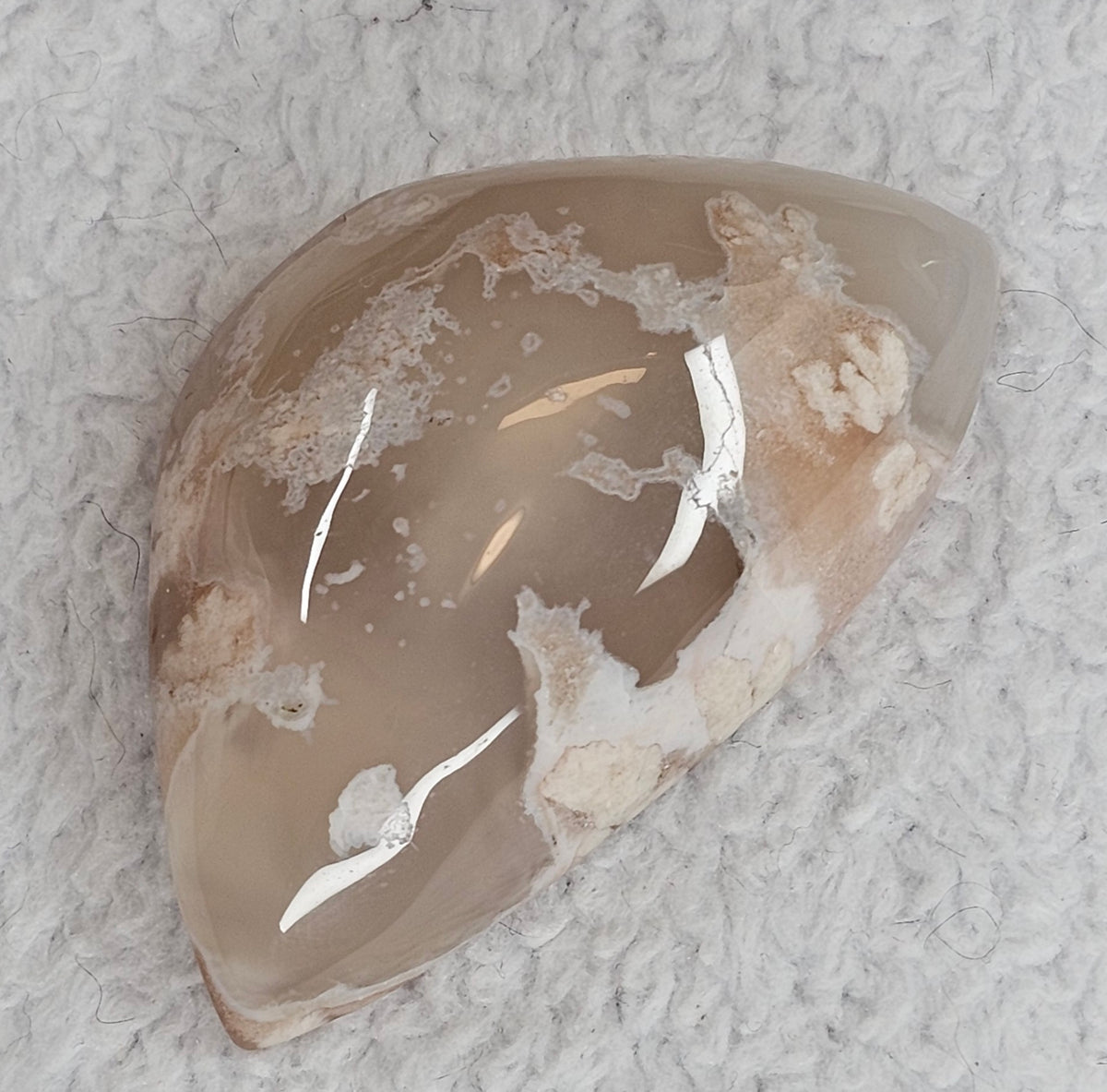 Flower Agate Cabochon
