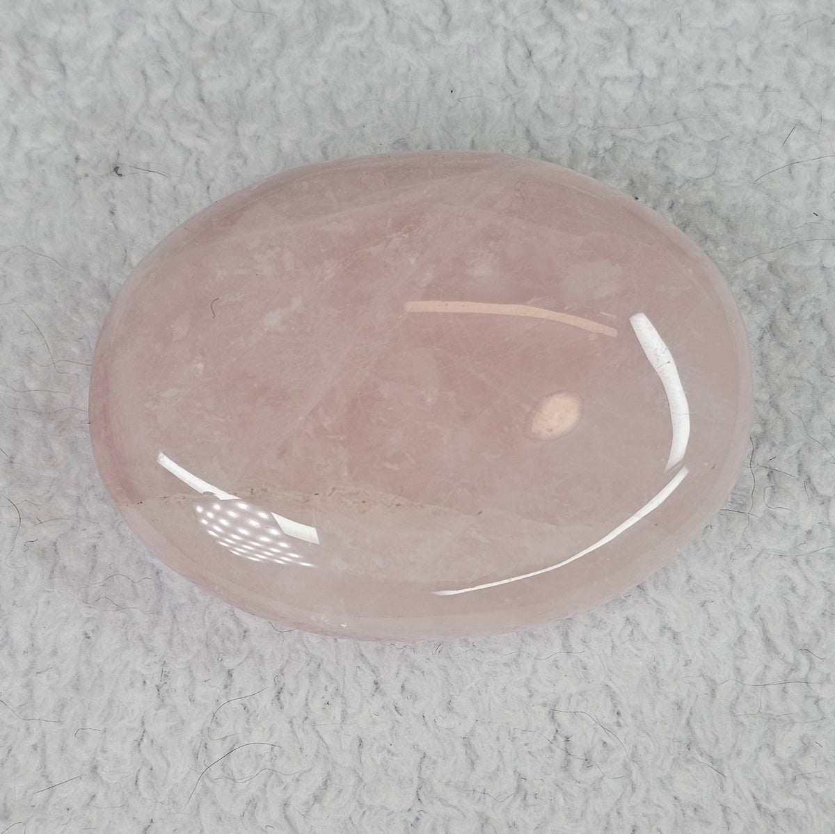 Rose Quartz Palm Stone
