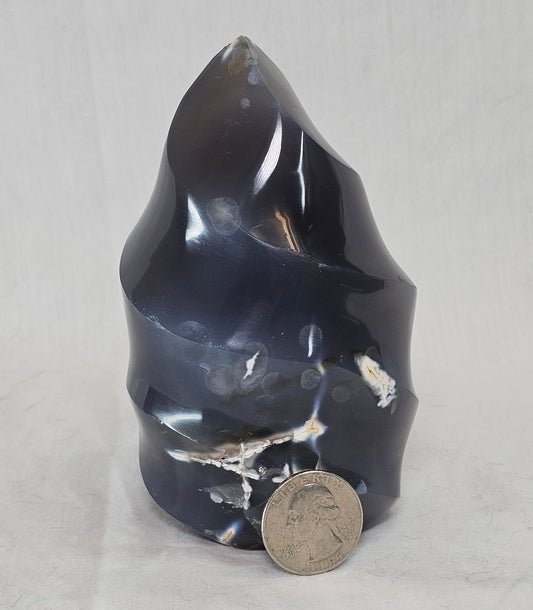 Orca Agate Flame