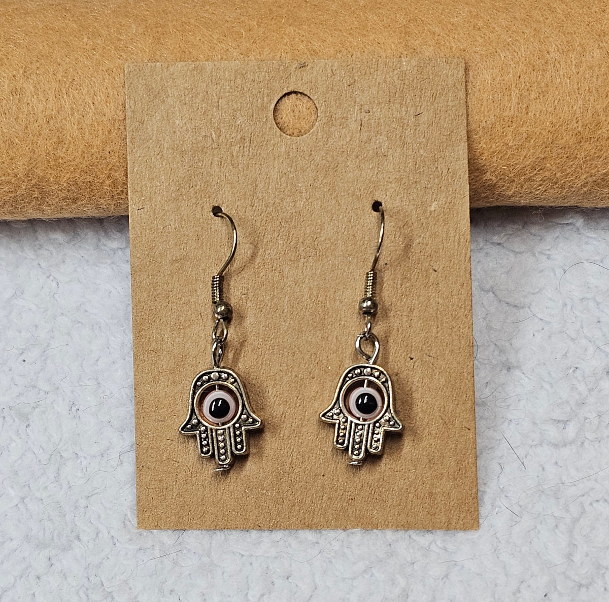 Evil Eye Hamsa Earrings