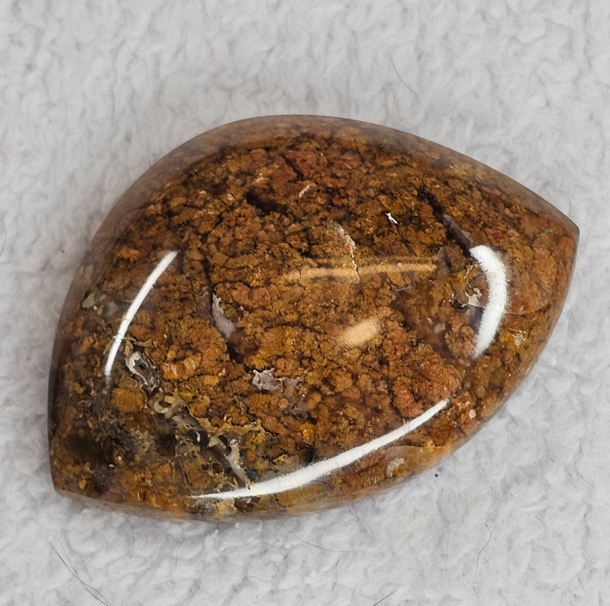 Plume Agate Cabochon