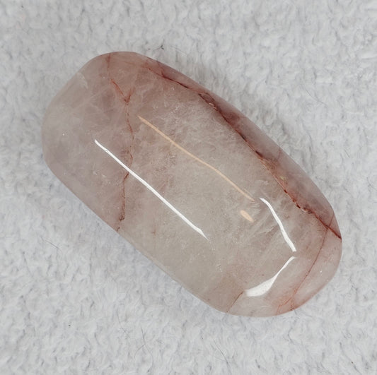 Hematite Quartz (Fire Quartz) Palm Stones