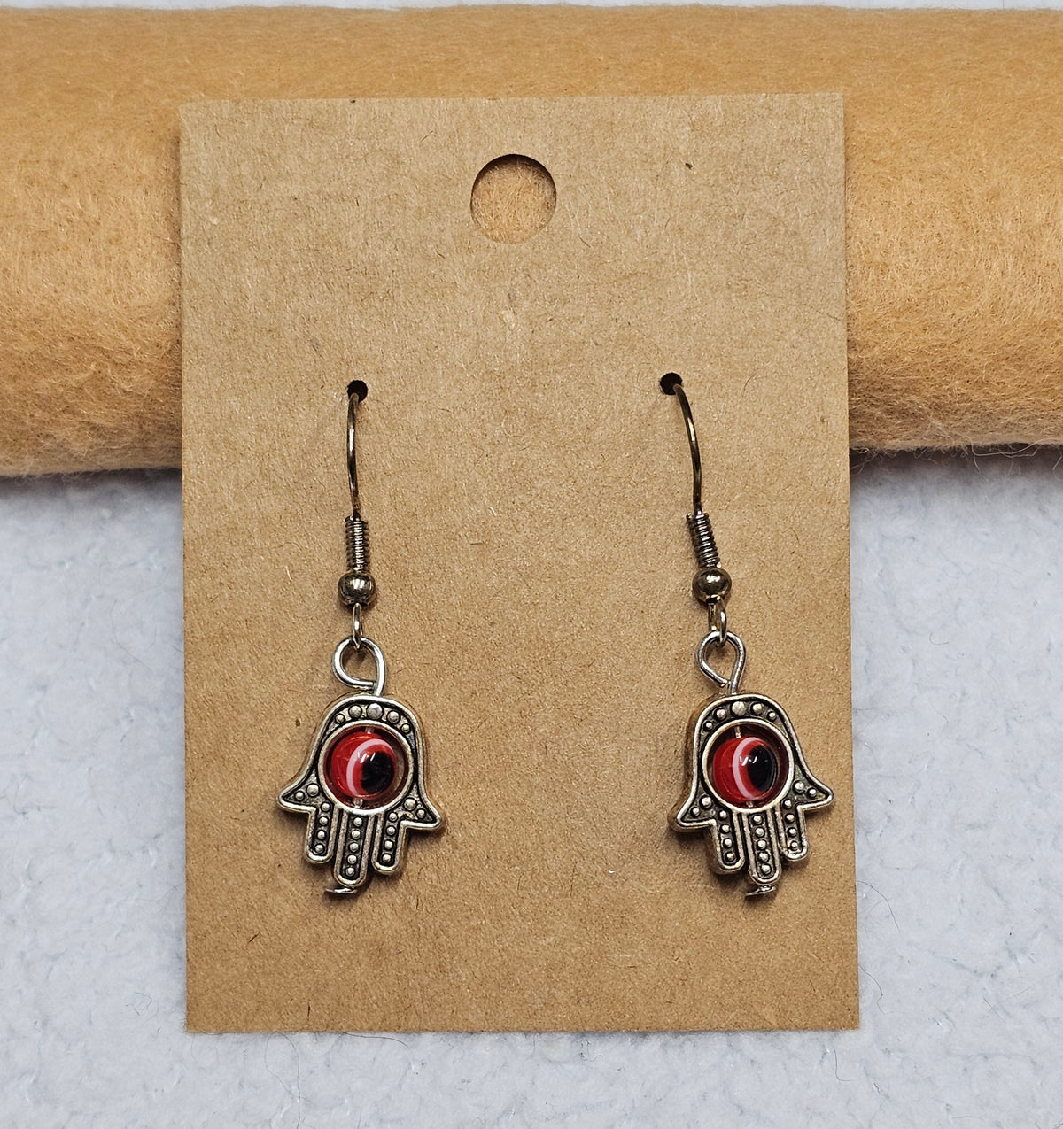 Evil Eye Hamsa Earrings