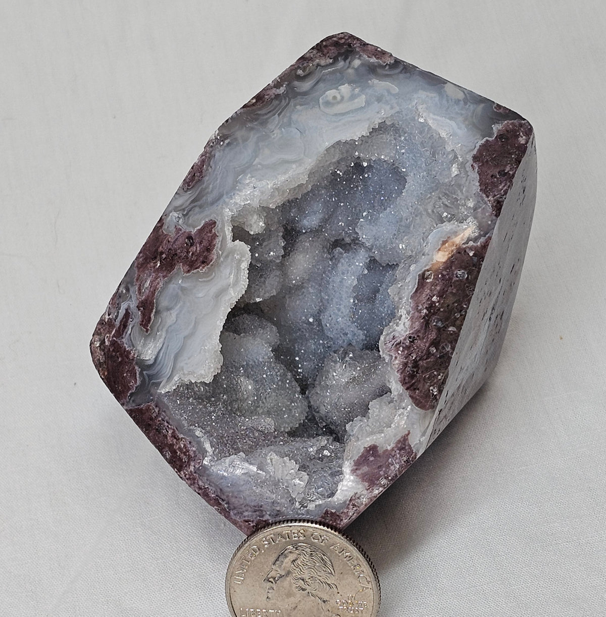 UV Reactive Mexican Chalcedony Geodes